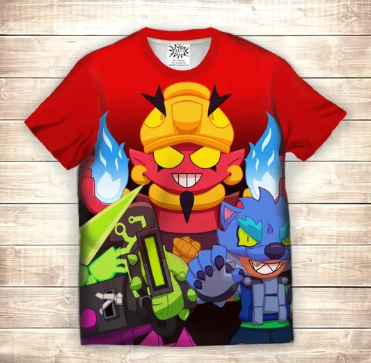 Camiseta 3D All Over Print Hellish Brawler Djinn 2020