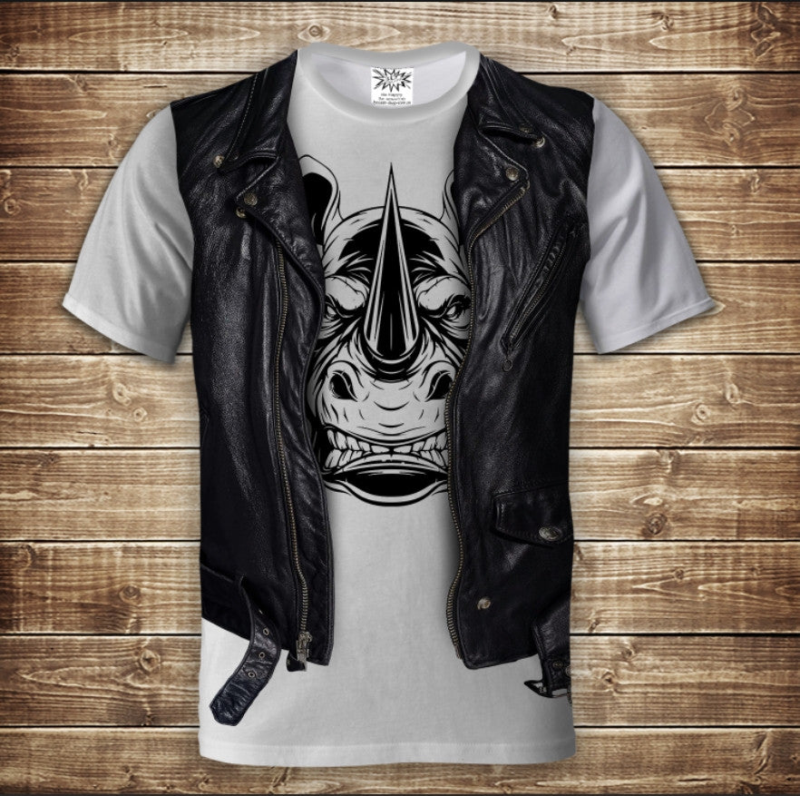 T-shirt 3D All Over Print 2-in-1 shirt + vest. Adult and children sizes.