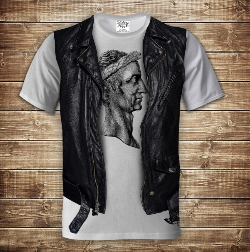 T-shirt 3D All Over Print 2-in-1 T-shirt + vest. Caesar Adult and children's sizes.