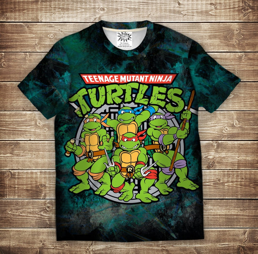 T-shirt 3D All Over Print Turtles