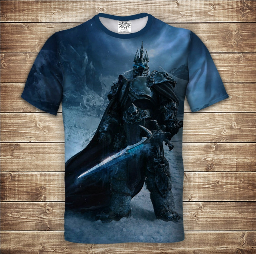 T-shirt 3D All Over Print KING LICH WARCRAFT