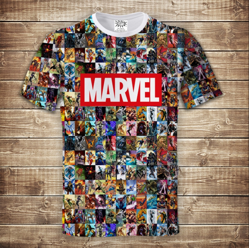 T-shirt 3D All Over Print Marvel