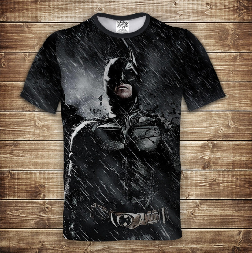 Camiseta 3D All Over Print con temática de Batman.