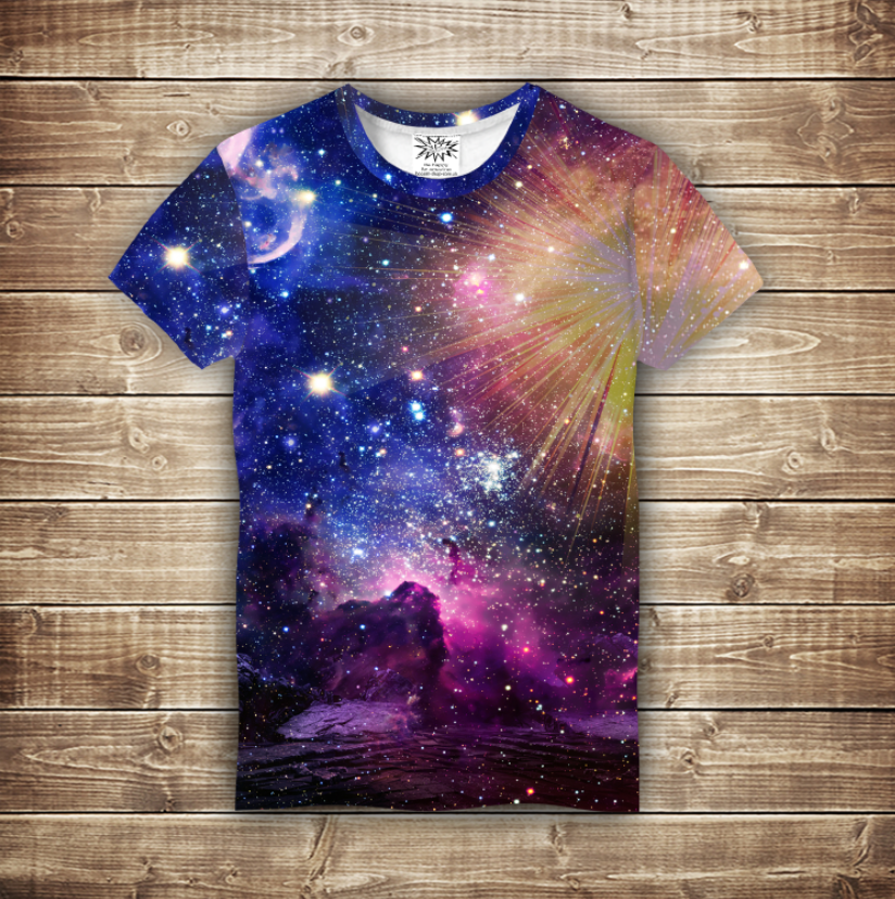 T-shirt 3D All Over Print - Cosmix Sunrise