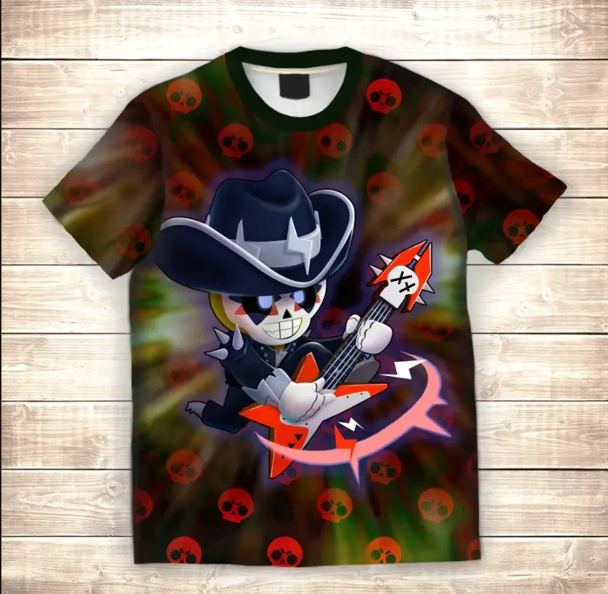 T-shirt 3D All Over Print Pokko Roker Brawl Stars