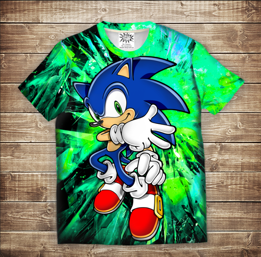 Camiseta 3D All Over Print Sonik Yo