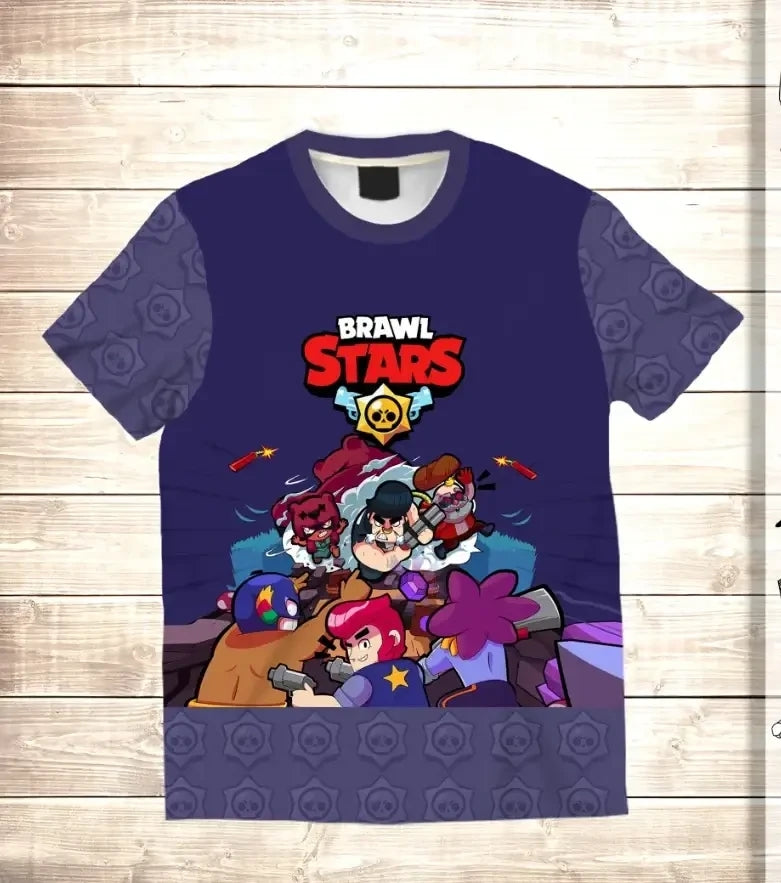 T-shirt 3D All Over Print BANDS Heroes Brawl Stars