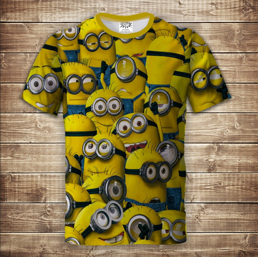 T-shirt 3D All Over Print with a theme: Children's and adult sizes.