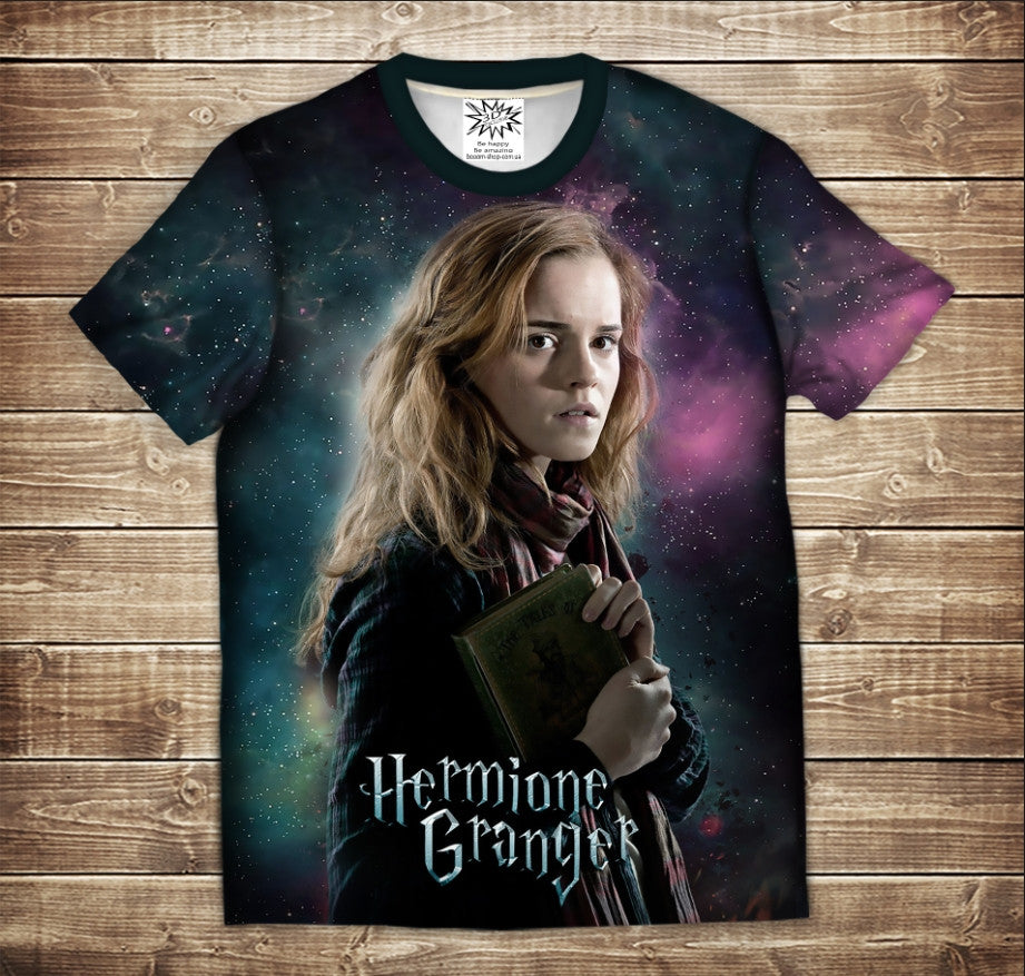 Camiseta 3D All Over Print Hermione Granger Tallas Niño y Adulto