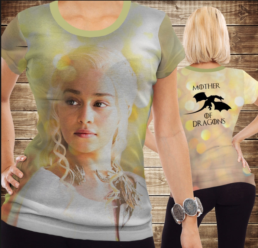 Футболка 3D All Over Print Khaleesi Daenerys Targaryen Game of Thrones