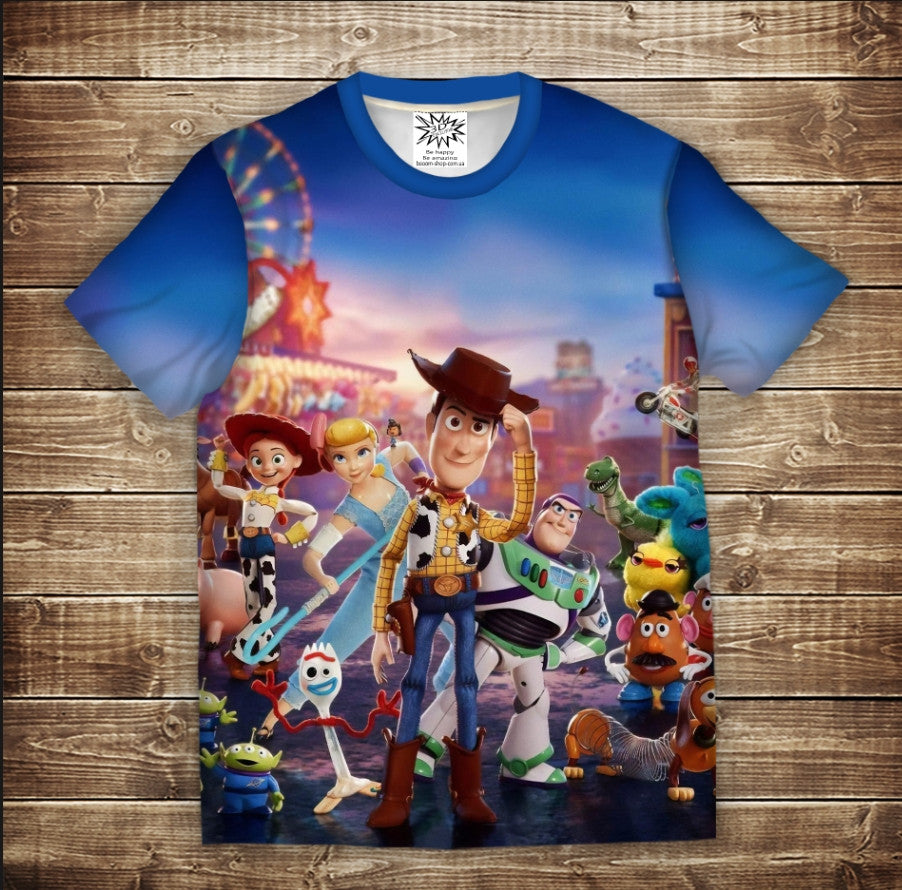 Camiseta 3D All Over Print Toy Story