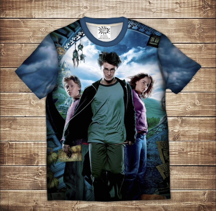 T-shirt 3D All Over Print Harry Potter and the Marauder's Map. Children's and adult sizes.