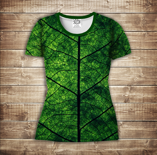 Camiseta 3D All Over Print - Hoja