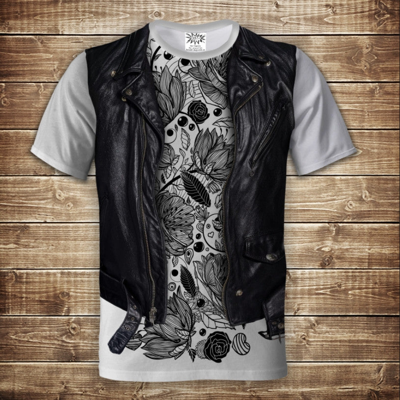 T-shirt 3D All Over Print 2-in-1 shirt + vest Flora Adult and children's sizes