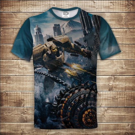 T-shirt 3D All Over Print Pacific Rim - 03. Adult and Children's sizes