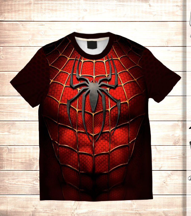 T-shirt 3D All Over Print Spiderman-hero