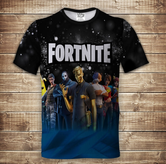 Camiseta 3D All Over Print Fortnite (Niños y Adultos)