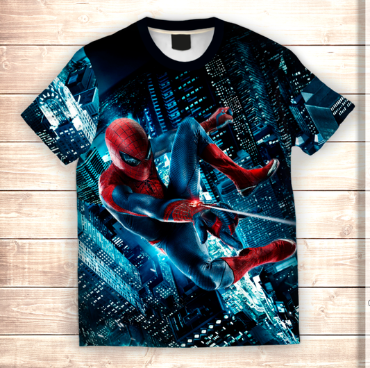 Camiseta 3D All Over Print Spiderman