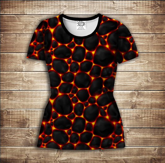 Camiseta 3D All Over Print Magma