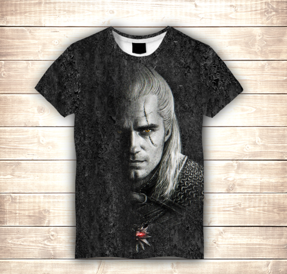 T-shirt 3D All Over Print Witcher Harolt