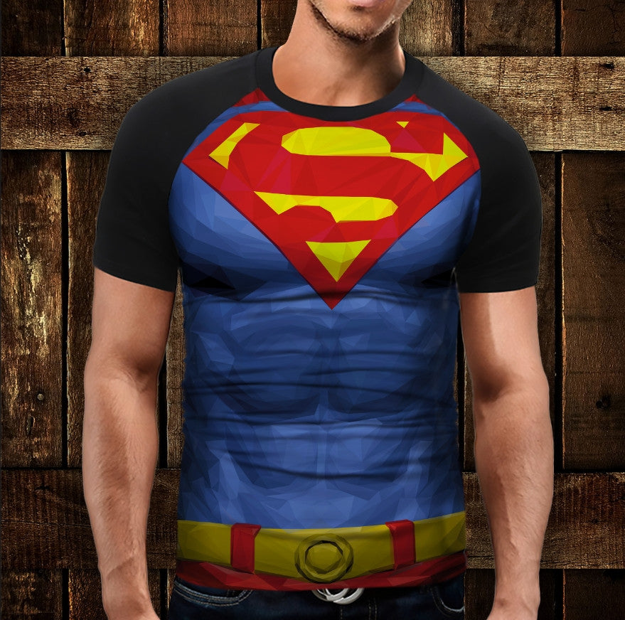 Camiseta 3D All Over Print Emblema de Superman