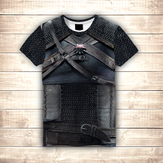 Camiseta 3D All Over Print Armor Witcher