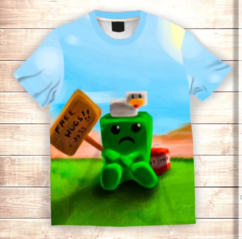 T-shirt 3D All Over Print Minecraft