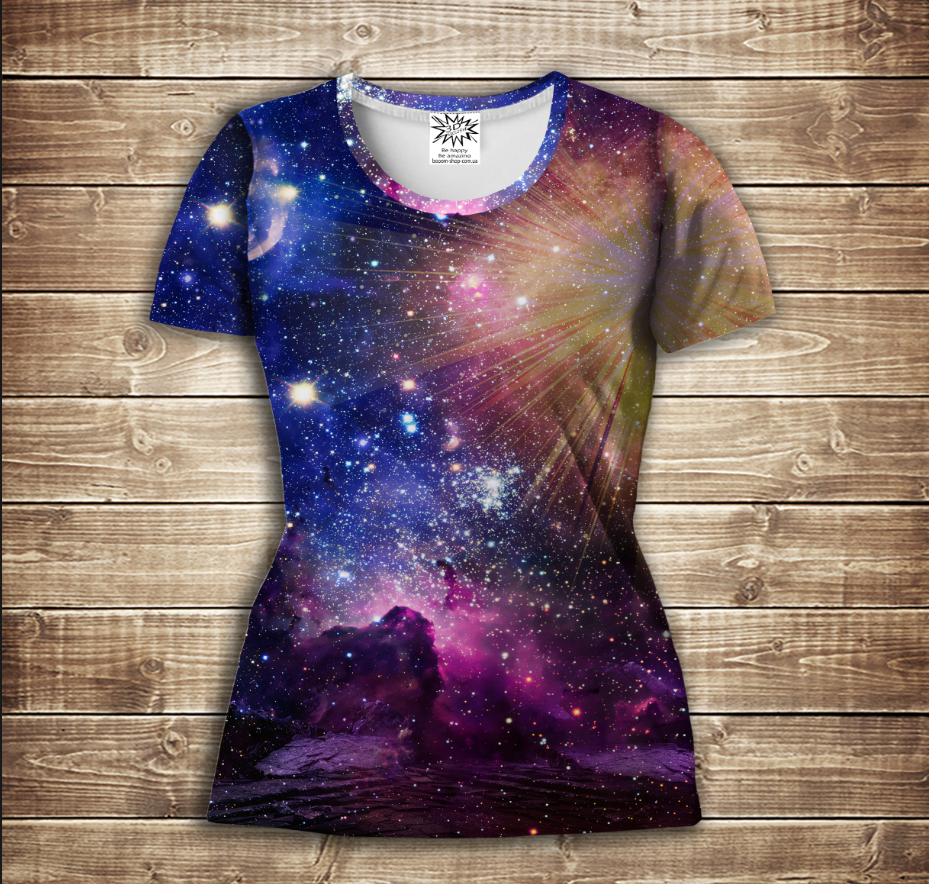 Camiseta 3D All Over Print - Cosmix Sunrise