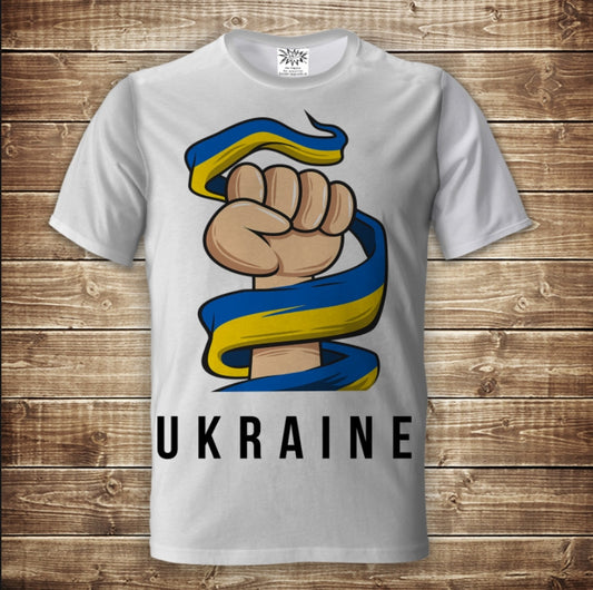 T-shirt 3D All Over Print Ukraine is Victory Adult and Children Sizes