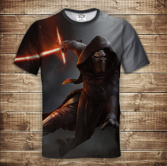 Camiseta 3D All Over Print Kylo Ren