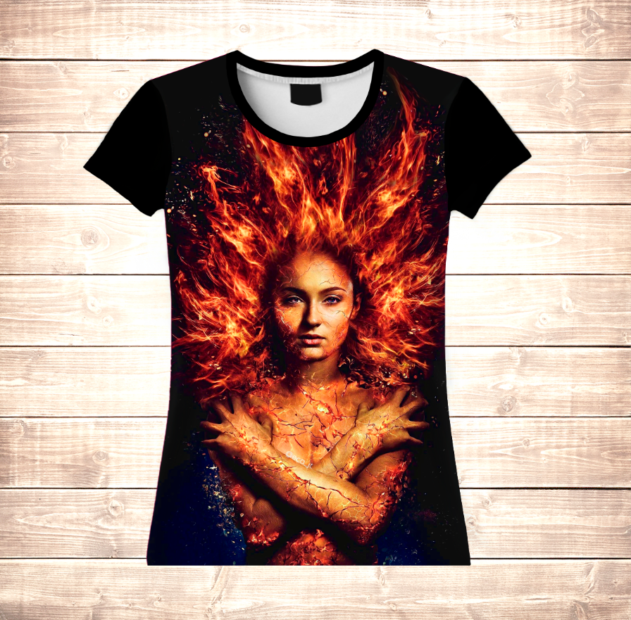 Camiseta 3D All Over Print People X Dark Phoenix