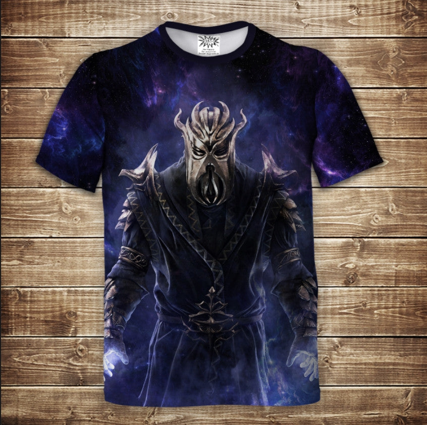 T-shirt 3D All Over Print Skyrim MIRAAK