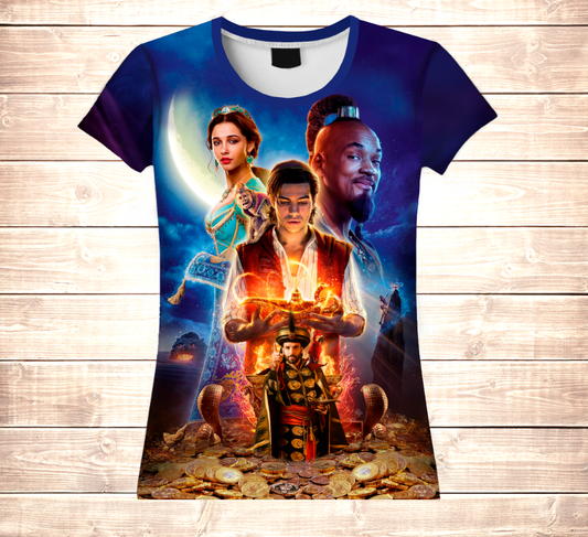 T-shirt 3D All Over Print Aladdin Disney