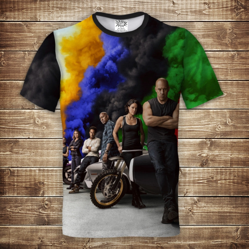 T-shirt 3D All Over Print Fast & Furious 9