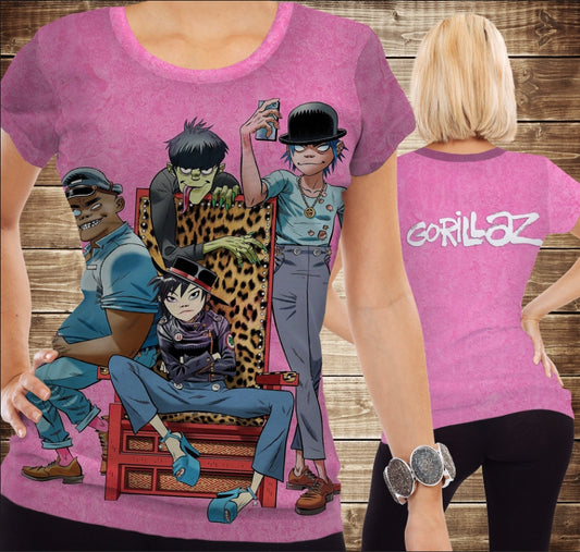 T-shirt 3D All Over Print GORILLAZ