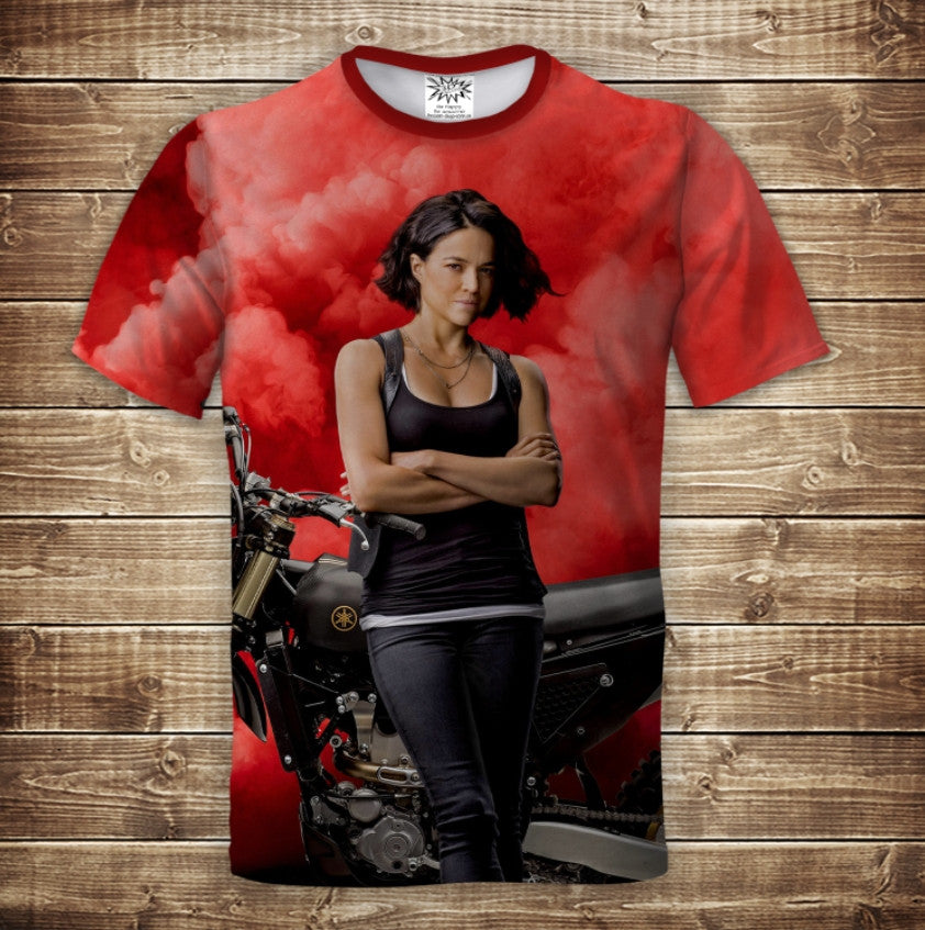 T-shirt 3D All Over Print Letty Fast and Furious