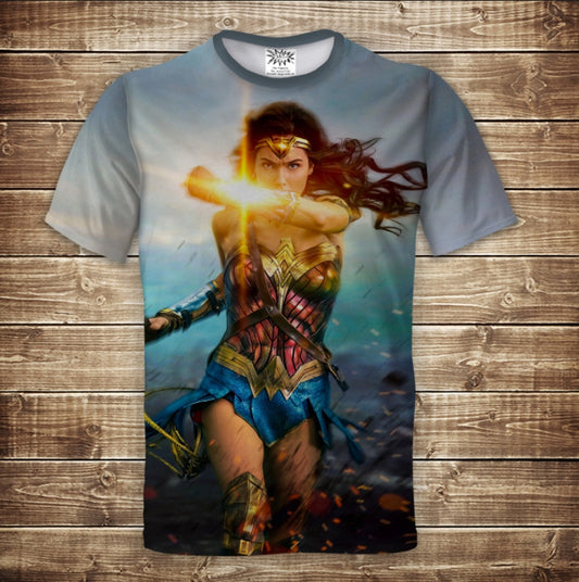 Футболка з 3D принтом Wonder Woman