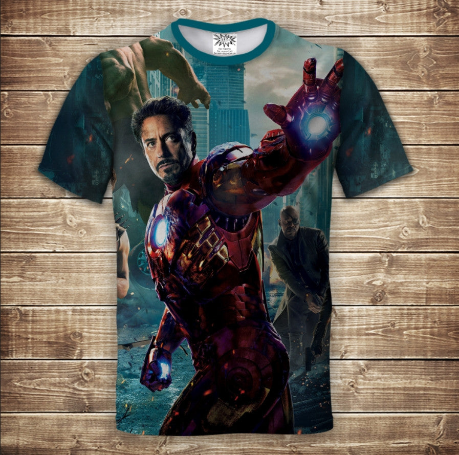 T-shirt 3D All Over Print Iron Man