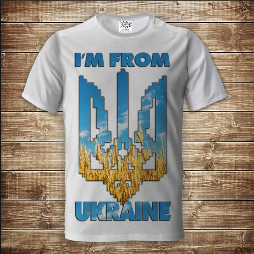 T-shirt 3D All Over Print with sizes for adults and children from Ukraine.