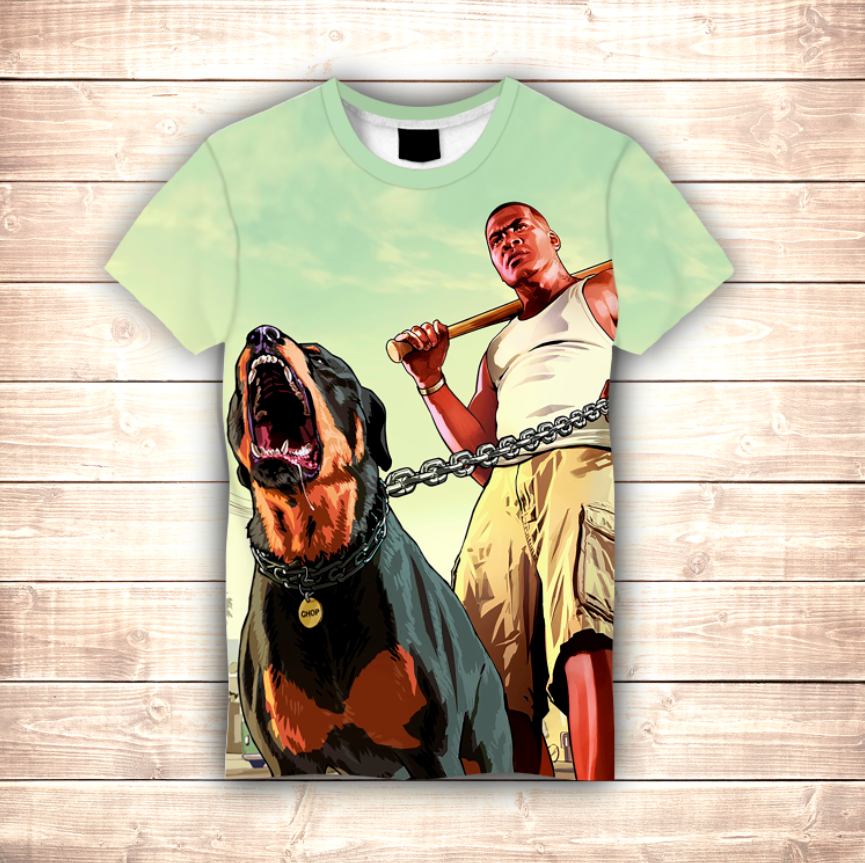 T-shirt 3D All Over Print Grand Theft Auto