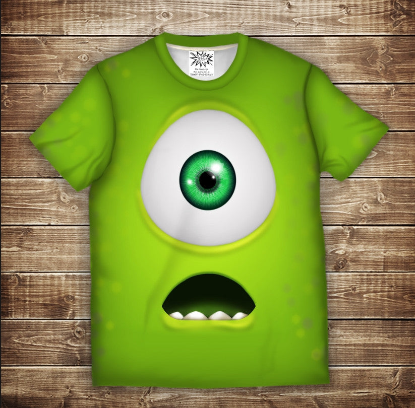 Camiseta 3D All Over Print Corporation MONSTER MIKE