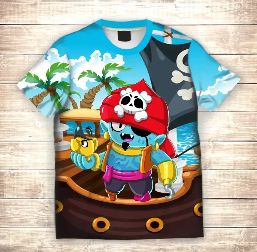 T-shirt 3D All Over Print, Gene Brawl Stars