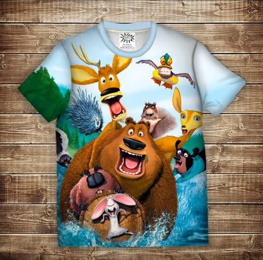 T-shirt 3D All Over Print Hunting Season Children and Adult Sizes