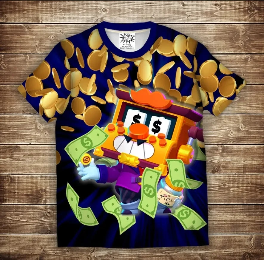 Camiseta 3D All Over Print Griff Poko Brawl Stars