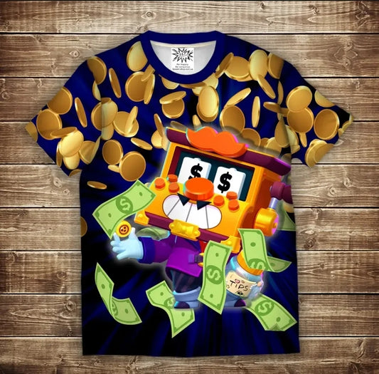 T-shirt 3D All Over Print Griff Poko Brawl Stars