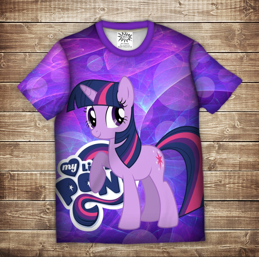 T-shirt 3D All Over Print Pony Twilight