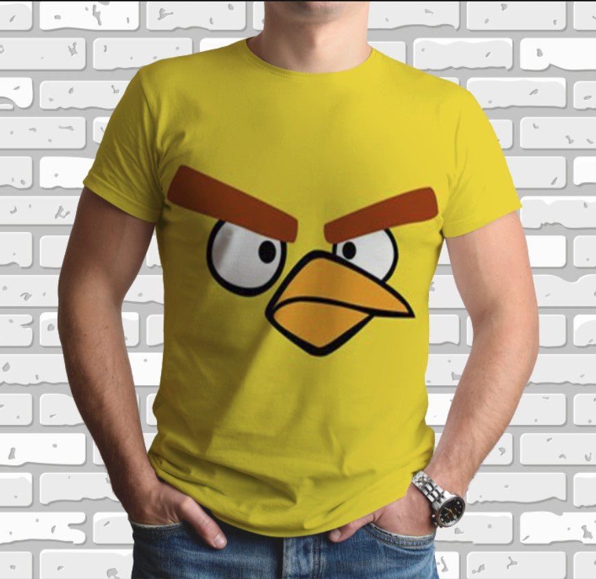 Camiseta 3D All Over Print Angry Birds