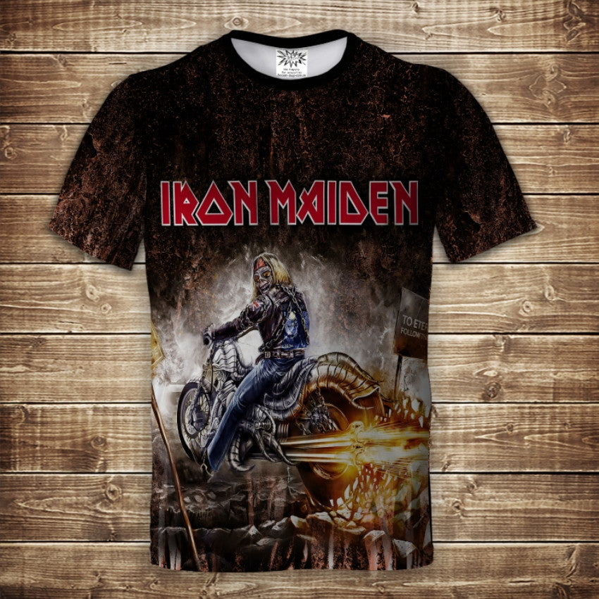 T-shirt 3D All Over Print Iron Maiden