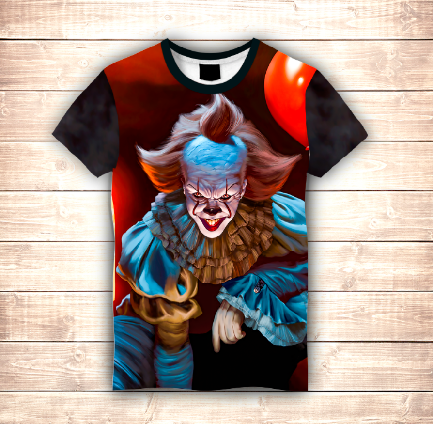 Футболка 3D All Over Print Pennywise The Dancing Clown