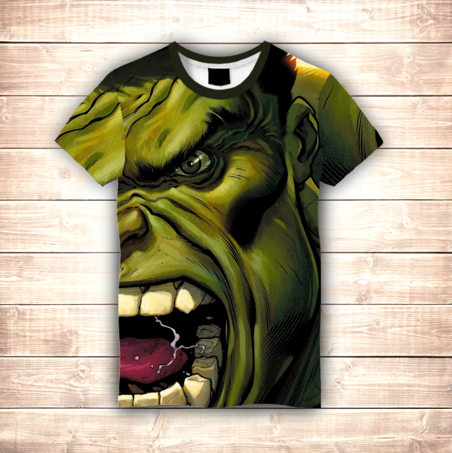 T-shirt 3D All Over Print, Hulk